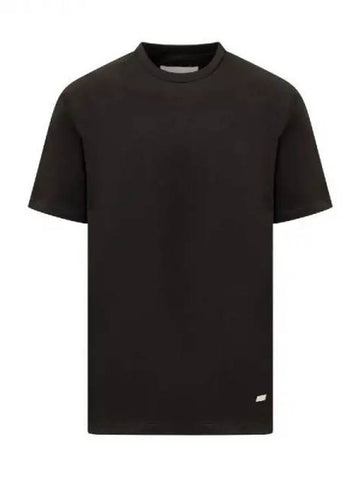 Logo Plaque Cotton Short Sleeve T Shirt 270442 - JIL SANDER - BALAAN 1