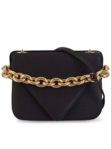 Mount Chain Envelope Small Shoulder Bag Black - BOTTEGA VENETA - BALAAN 1