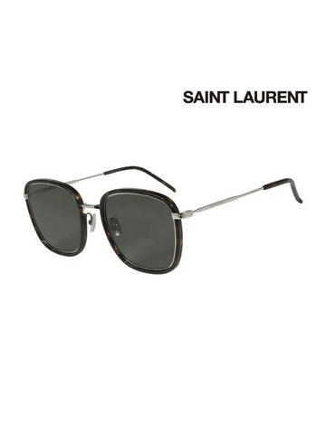 Eyewear Square Eyeglasses Brown - SAINT LAURENT - BALAAN 1