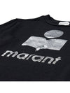 Zwell Logo Print Short Sleeve T-Shirt Black - ISABEL MARANT - BALAAN 5