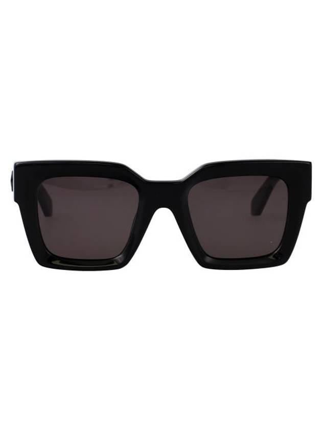 Eyewear Bold Design Square Frame Sunglasses Dark Grey - OFF WHITE - BALAAN 1