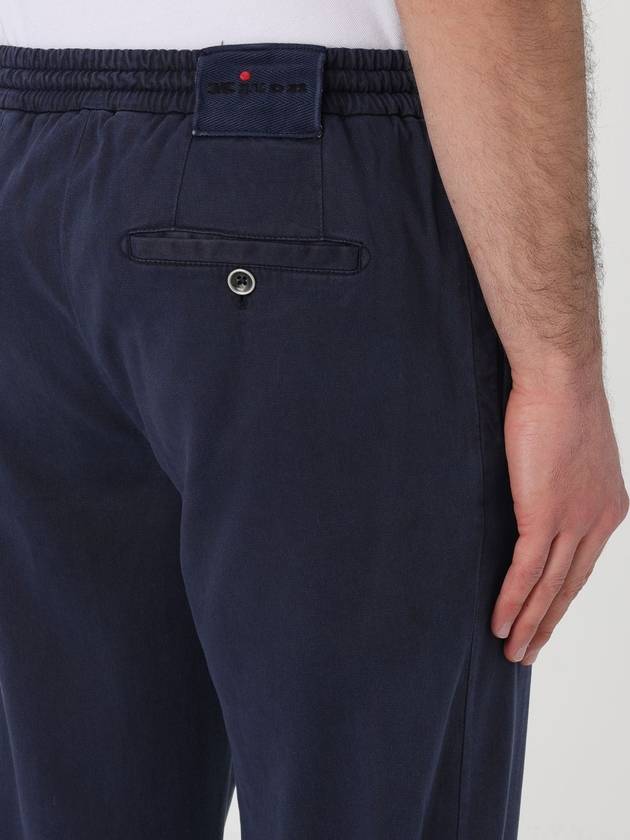 SS24 pants in lyocell blend UPLACK0607D07 07NAVY - KITON - BALAAN 6