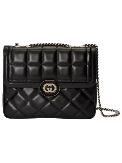 Deco Quilted Small Shoulder Bag Black - GUCCI - BALAAN 2