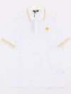 Medusa Head Embroidery Cotton Polo Shirt White - VERSACE - BALAAN 2