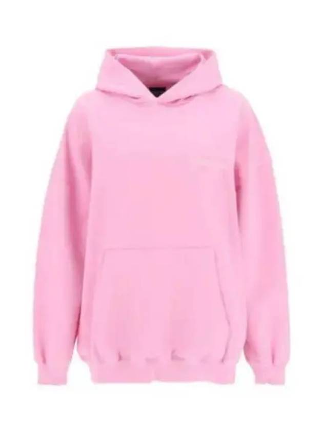 Logo Print Hoodie Pink - BALENCIAGA - BALAAN 2