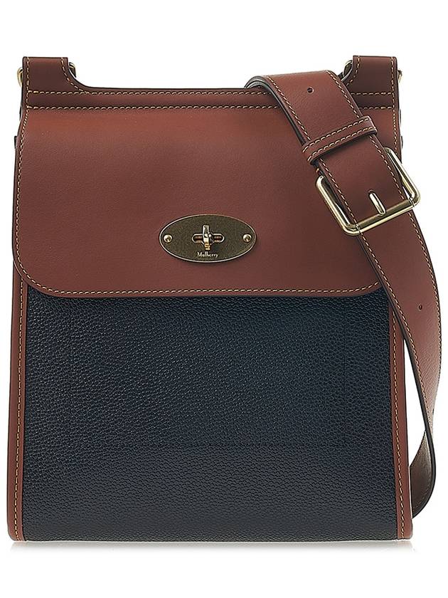 Antony Small Leather Messenger Bag Black - MULBERRY - BALAAN 2