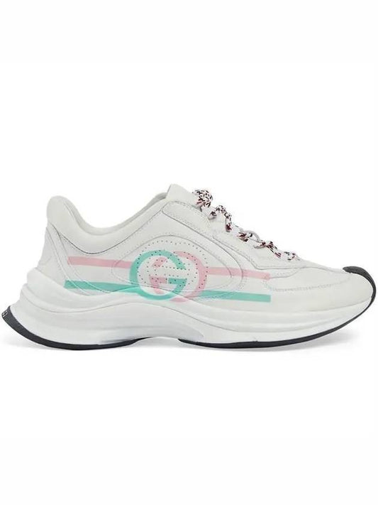 Women's Run Low Top Sneakers White - GUCCI - BALAAN 1