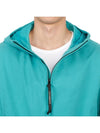 Men's Solf Shell R Lens Hooded Jacket Blue - CP COMPANY - BALAAN 9