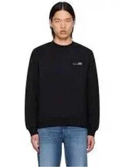 Item Logo Crew Sweatshirt Black - A.P.C. - BALAAN 2