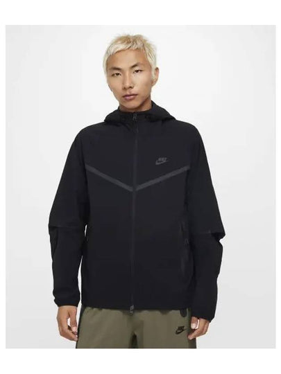 Tech Woven Windrunner Full Zip Jacket M Black HM7152 010 - NIKE - BALAAN 2