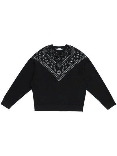 23 fw Maglione Con RICAMO Bandana CMHE036F23KNI0011001 B0270743941 - MARCELO BURLON - BALAAN 2