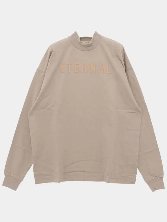 Eternal Crew Neck Cotton Long Sleeve T-Shirt Beige - FEAR OF GOD - BALAAN 2