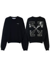 Caravaggio Arrow Sweatshirt Black - OFF WHITE - BALAAN.