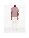 Logo Cotton Polo Shirt Pink - BRUNELLO CUCINELLI - BALAAN 3