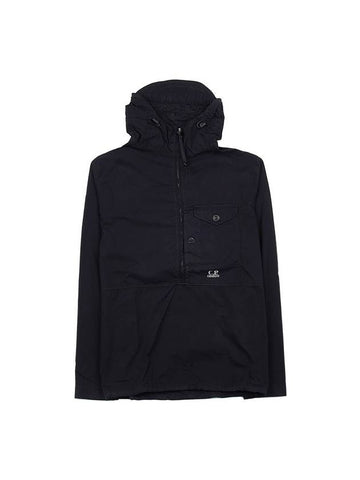 Gabardine Utility Anorak Black - CP COMPANY - BALAAN 1