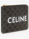 Triomphe Canvas Coin Card Wallet Black - CELINE - BALAAN 3