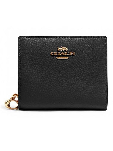 Snap Half Wallet Black - COACH - BALAAN 1