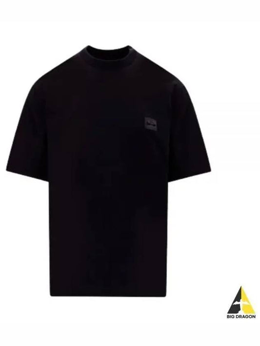 Slim Drop Short Sleeve T-Shirt Black - NEIL BARRETT - BALAAN 2
