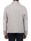 Marina Rib Pure Wool Turtleneck Plaster Beige - STONE ISLAND - BALAAN 5