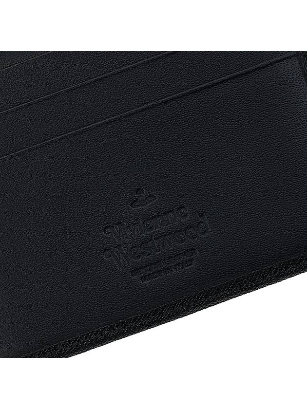 Saffiano Card Wallet Black - VIVIENNE WESTWOOD - BALAAN 9