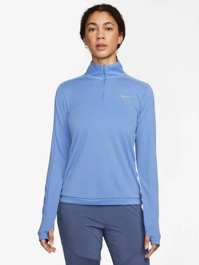 Women's Dri Fit Pacer Half Zip Sweatshirt Bue - NIKE - BALAAN 2