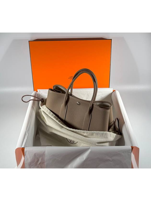 Garden Party 30 Tote Bag Etoupe - HERMES - BALAAN 3