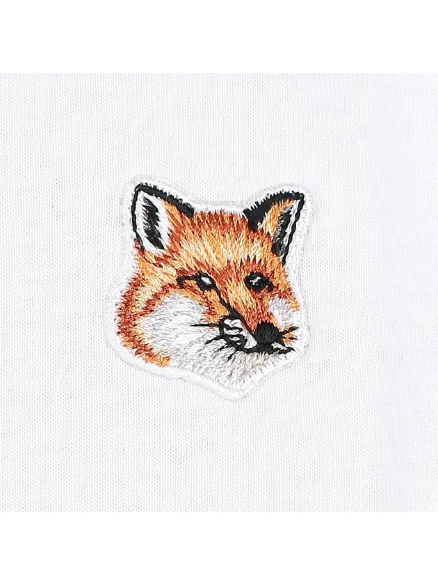 Fox Head Patch Classic Short Sleeve T-Shirt White - MAISON KITSUNE - BALAAN 6