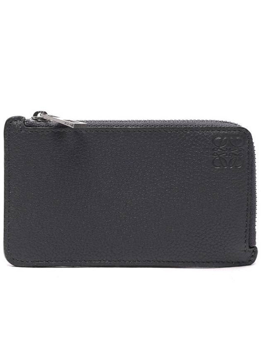 Anagram Zipper Card Wallet Dark Grey - LOEWE - BALAAN 1