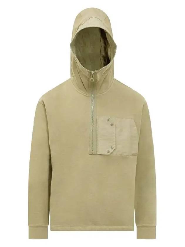 Snap Pocket Hooded Anorak Beige - TEN C - BALAAN 3