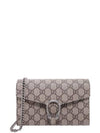 Dionysus GG Chain Shoulder Bag Beige Ebony - GUCCI - BALAAN 5