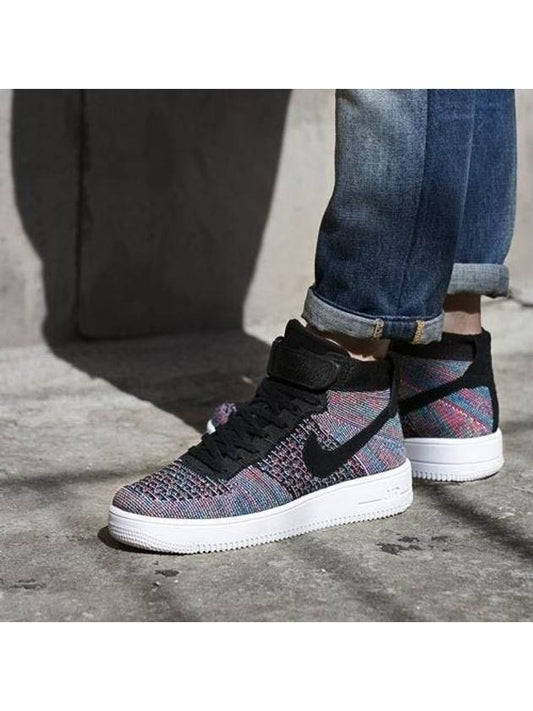 01817420602Air Force 1 Mid Ultra Fly KnitMulti Black - NIKE - BALAAN 1