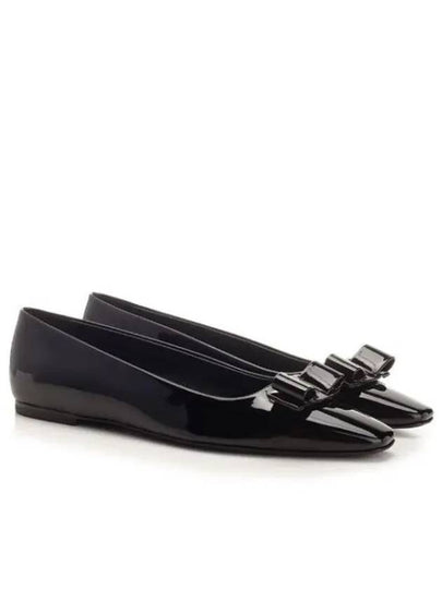 Vara Bow Women s Flat Shoes Foot C ANZ NERO 0763716 - SALVATORE FERRAGAMO - BALAAN 1