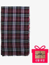 Castle Modal Check Square Scarf Red - BURBERRY - BALAAN 2