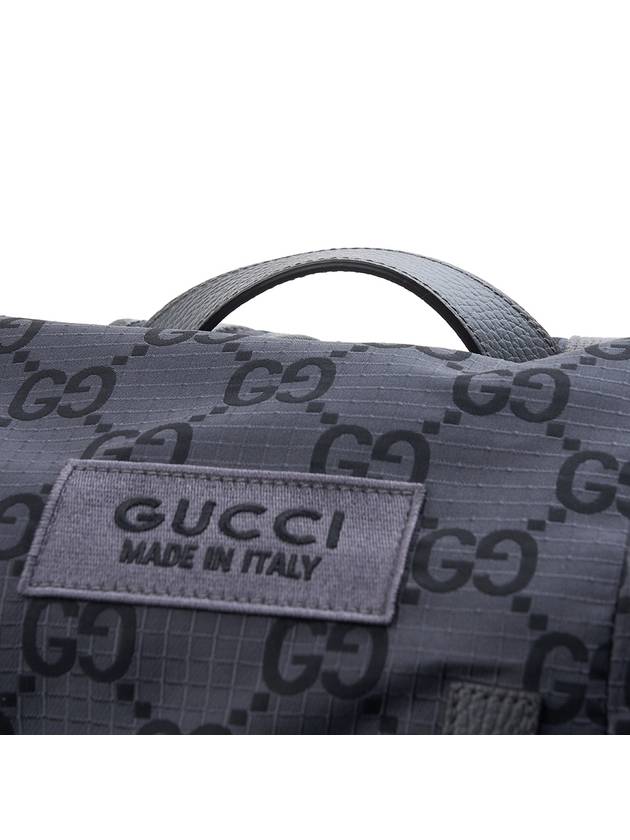 GG Supreme Nylon Backpack Grey - GUCCI - BALAAN 8