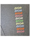 Logo Intarsia Wool Cashmere Knit Top Grey - DIOR - BALAAN 7