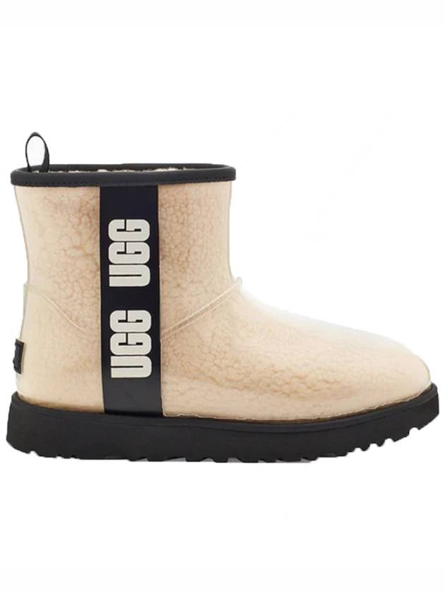 Women's Classic Clear Mini Rain Boots Natural - UGG - BALAAN 4