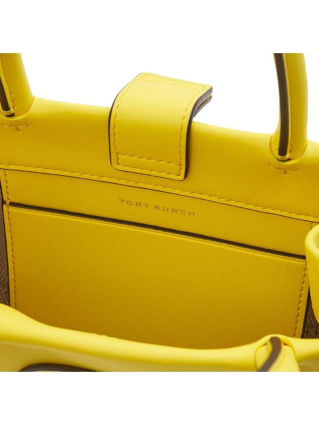 Ella Bio Mini Tote Bag Yellow - TORY BURCH - BALAAN 11