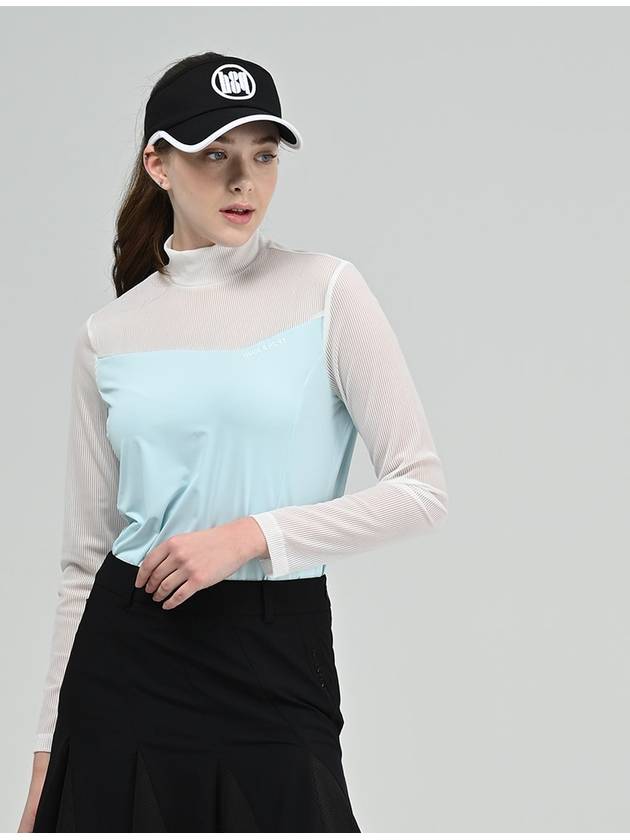 see-through cool mesh color combination t-shirtHB2WTS002 - HOLIC&PLAY - BALAAN 4