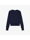 Baby Fox Patch Regular Cardigan Blue - MAISON KITSUNE - BALAAN 3