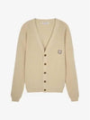 Bold Fox Head Cardigan Ivory - MAISON KITSUNE - BALAAN 2