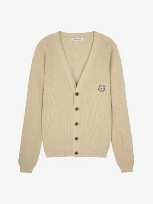 Bold Fox Head Cardigan Ivory - MAISON KITSUNE - BALAAN 2