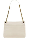 Nikki Medium Chain Shoulder Bag Blanc Vintage - SAINT LAURENT - BALAAN 3