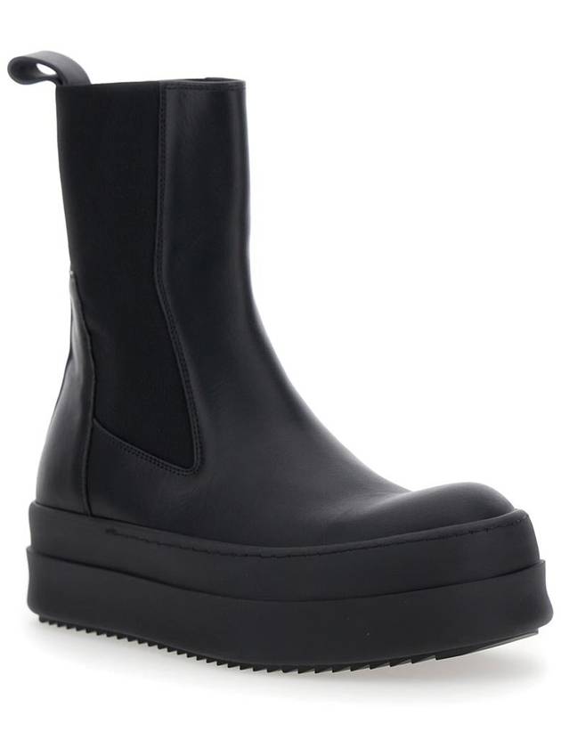 'Mega Bumper' Black Boots With Chunky Sole In Leather Woman - RICK OWENS - BALAAN 2