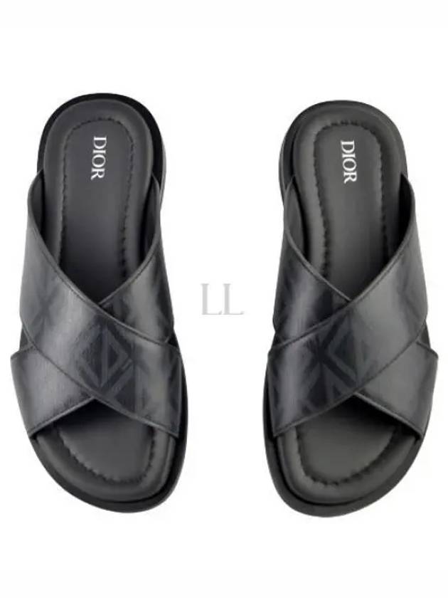 CD Diamond Alias Slipper Black - DIOR - BALAAN 2