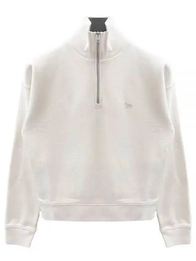 Baby Fox Patch Half Zip Sweatshirt Ivory - MAISON KITSUNE - BALAAN 2