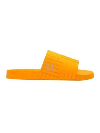 Intrecciato Rubber Slippers Orange - BOTTEGA VENETA - BALAAN 2