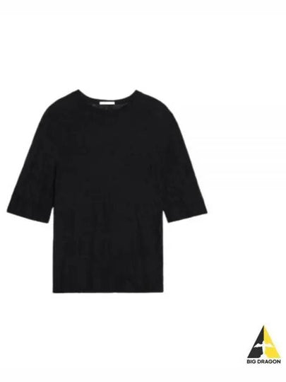 Crushed Knit Top Black - HELMUT LANG - BALAAN 2