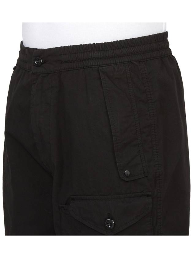 Men's Cargo Shorts Black - CP COMPANY - BALAAN 8