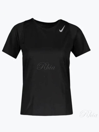 Women's Dri Fit Race Short Sleeve T-Shirt Black - NIKE - BALAAN 2