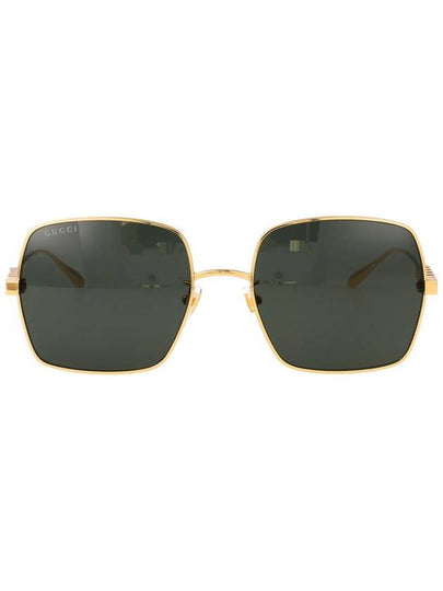 Square Metal Sunglasses Gold - GUCCI - BALAAN 2